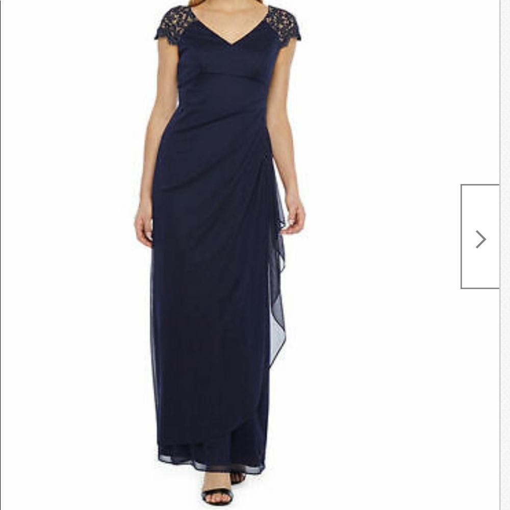 Navy formal dress, size 6